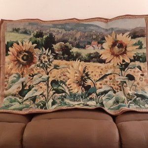 Sunflower Tapestry by Erin Dertner